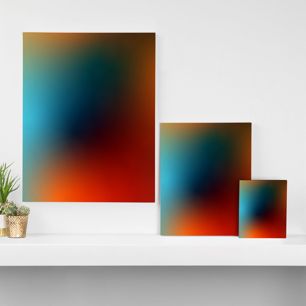 16 Intense Gradient Aura Ombre By Valourine 240821 Canvas Print Gallery Image 3