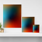 16 Intense Gradient Aura Ombre By Valourine 240821 Canvas Print Gallery Image 3