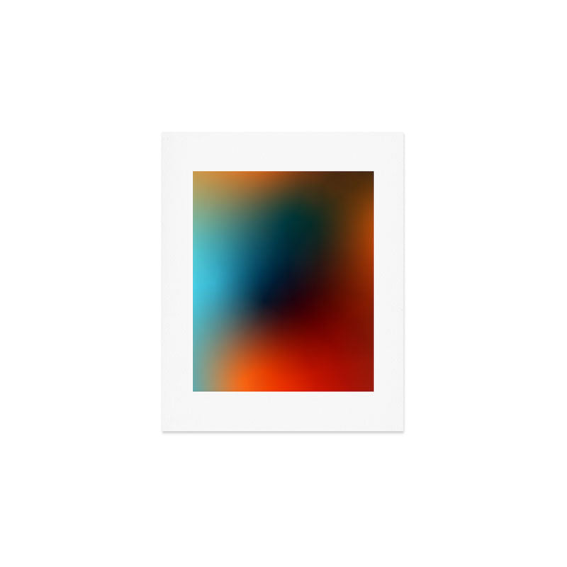 16 Intense Gradient Aura Ombre By Valourine 240821 Art Print Gallery Image 1
