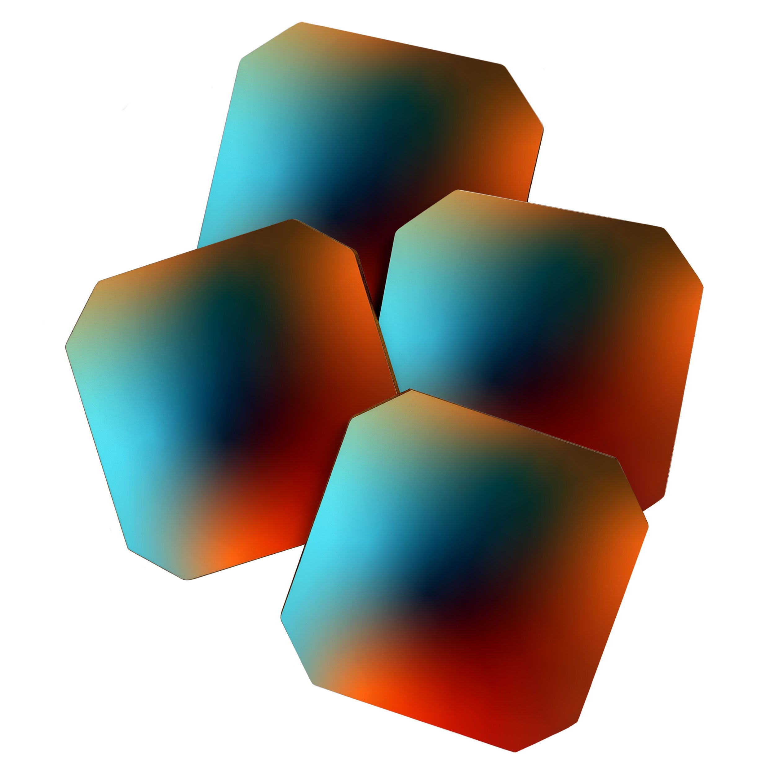 16 Intense Gradient Aura Ombre By Valourine 240821 Coaster Gallery Image 1