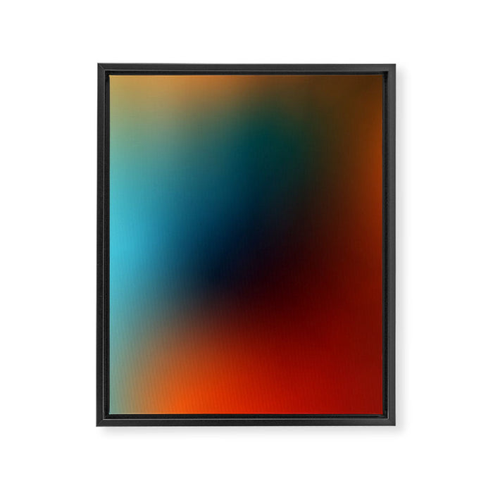 16 Intense Gradient Aura Ombre By Valourine 240821 Framed Canvas Print Gallery Image 1