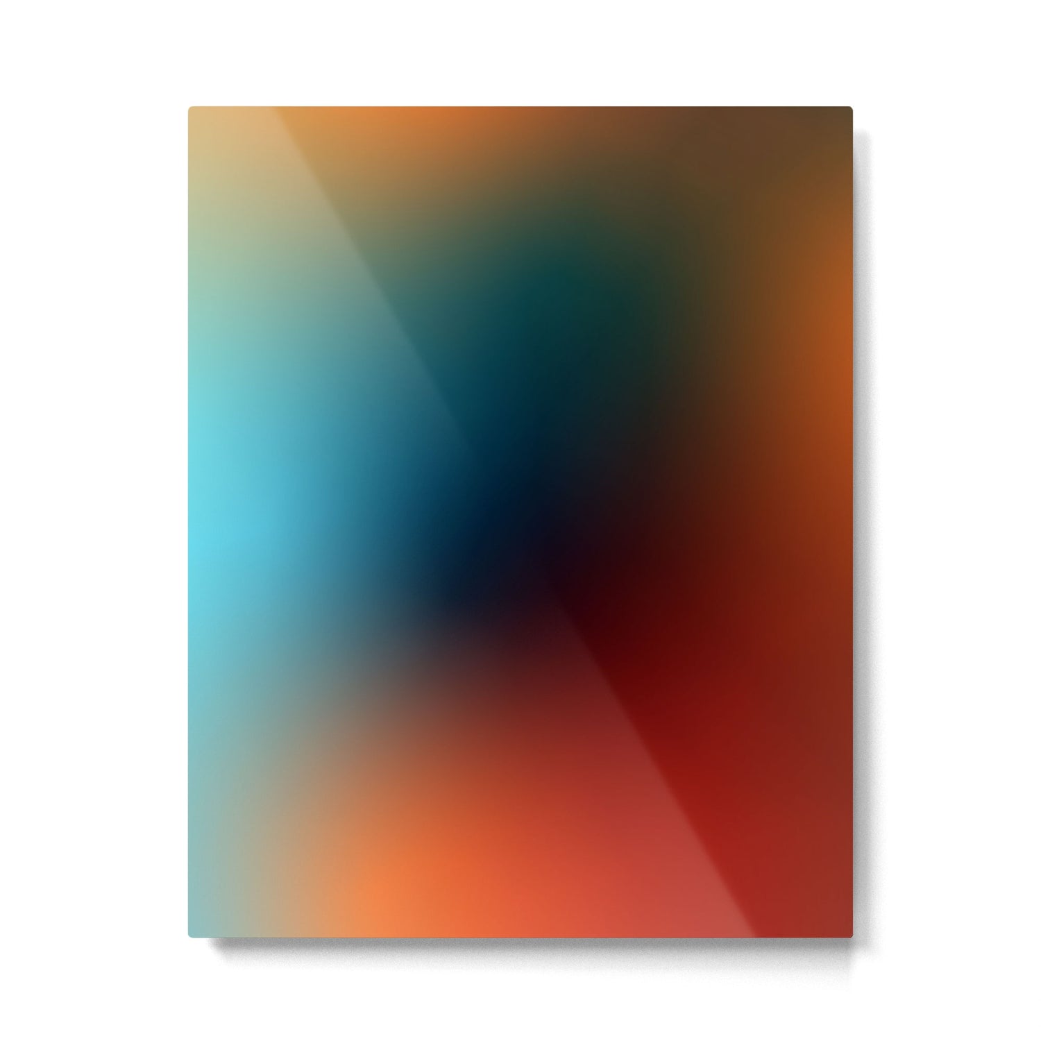 16 Intense Gradient Aura Ombre By Valourine 240821 Metal Print Gallery Image 6