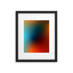 16 Intense Gradient Aura Ombre By Valourine 240821 Framed Art Print Gallery Image 6