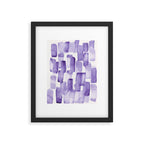 Purple Watercolour Patterns | 190129 Abstract Art Watercolour Framed Art Print Gallery Image 5