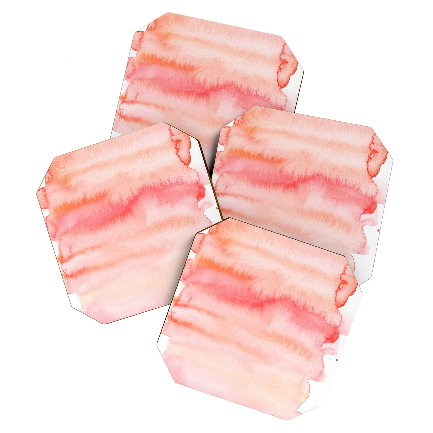 Watercolor Painting Abstract Art Valourine 141122 Abstract 14 Coaster