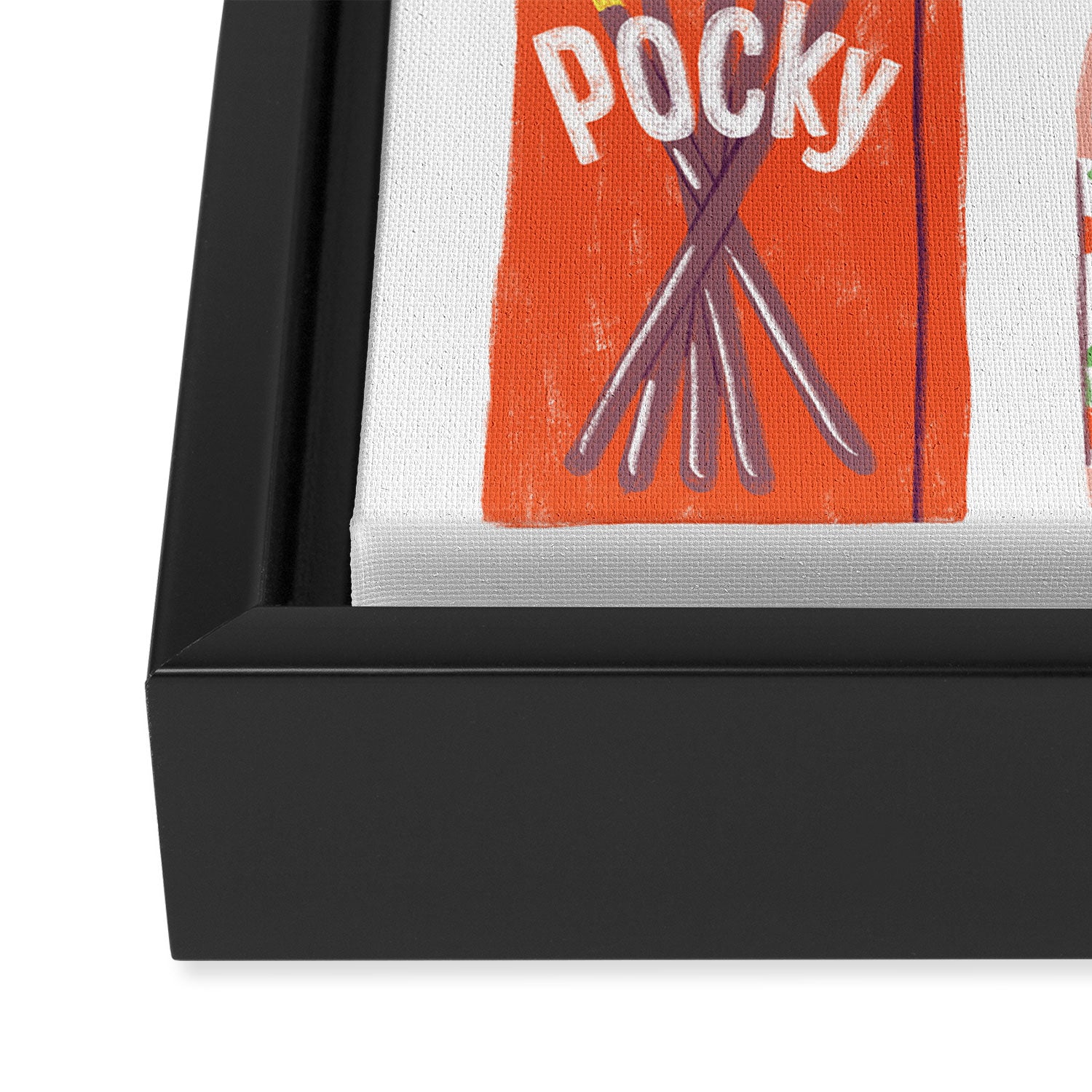 Asian Snacks Framed Canvas Print Gallery Image 3