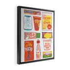 Asian Snacks Framed Canvas Print Gallery Image 2