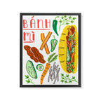 Banh Mi Framed Canvas Print Gallery Image 6