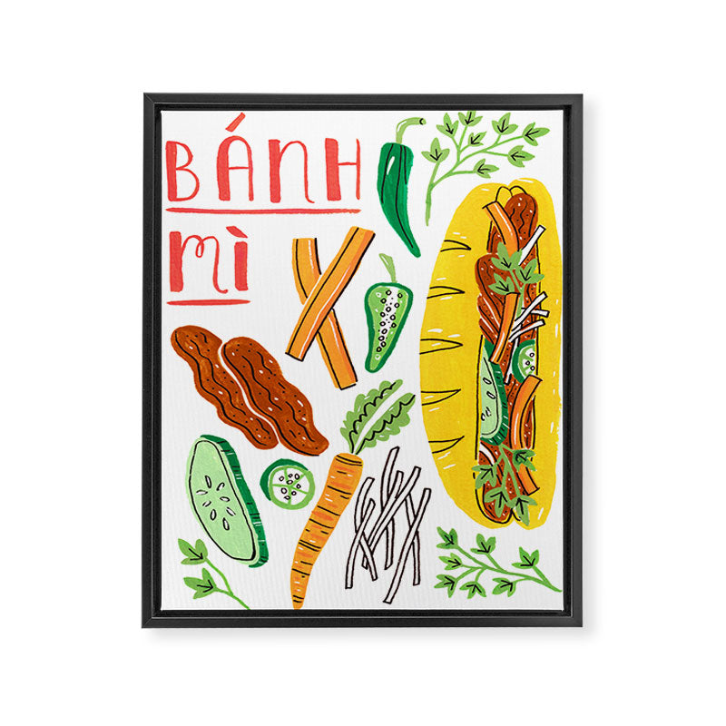 Banh Mi Framed Canvas Print Gallery Image 6