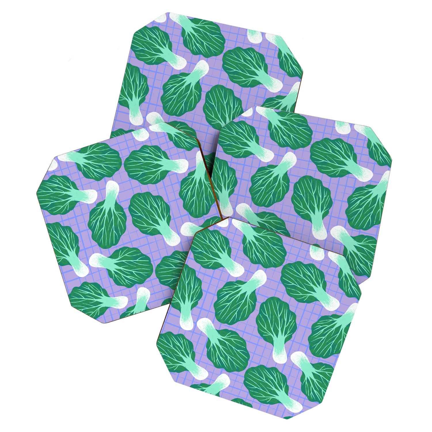 Bokchoy Pattern Coaster Gallery Image 1