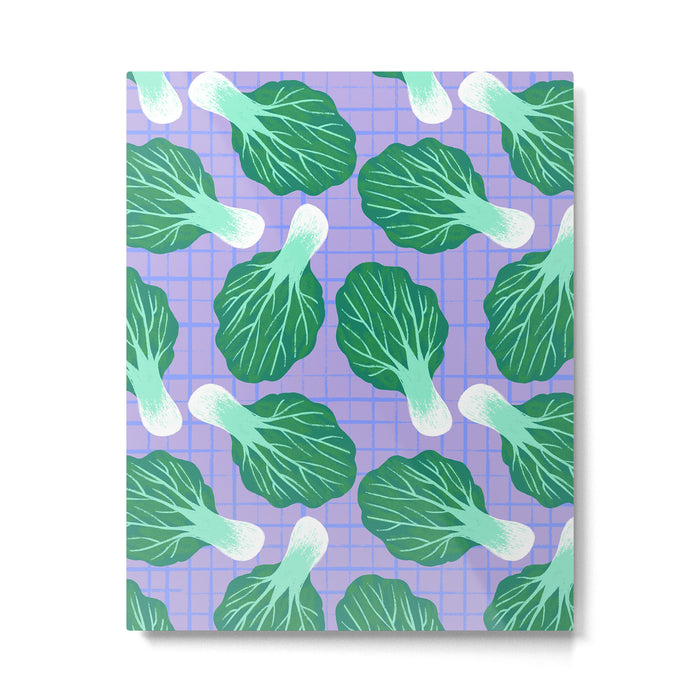 Bokchoy Pattern Metal Print Gallery Image 1