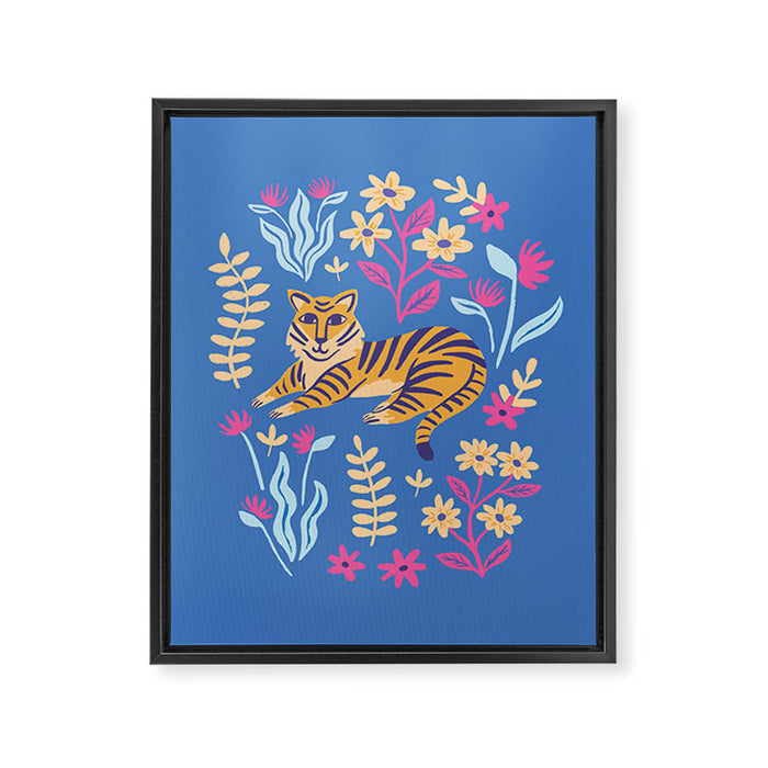 Deep Jungle Framed Canvas Print Gallery Image 1