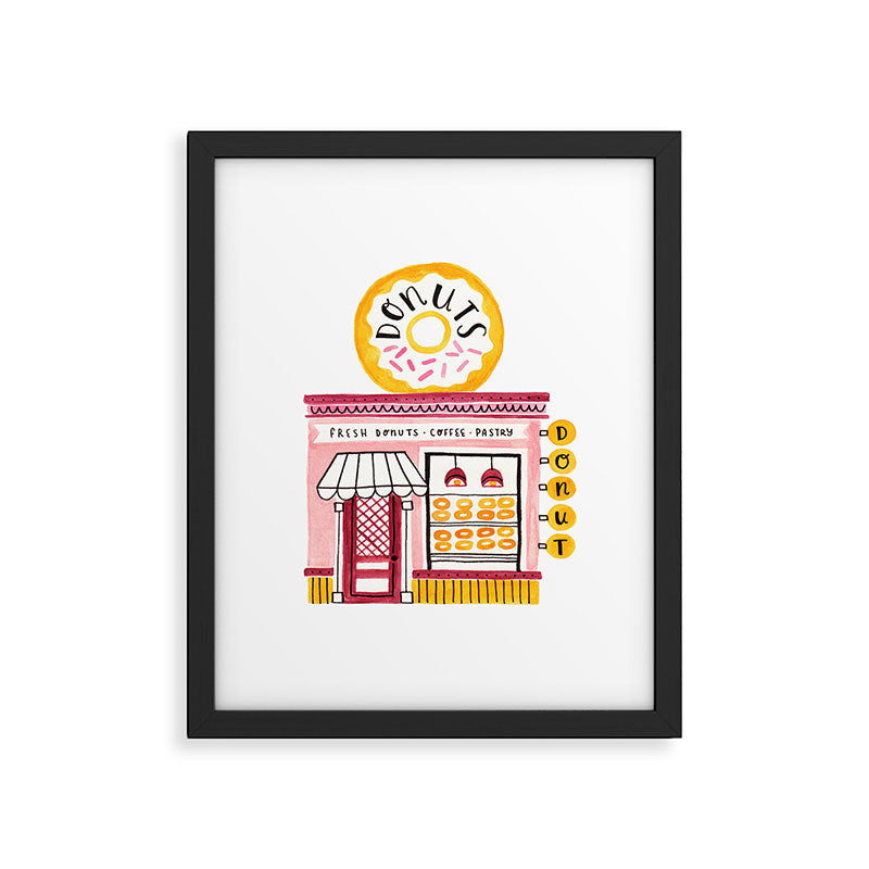 Donut Shop Framed Art Print Gallery Image 5