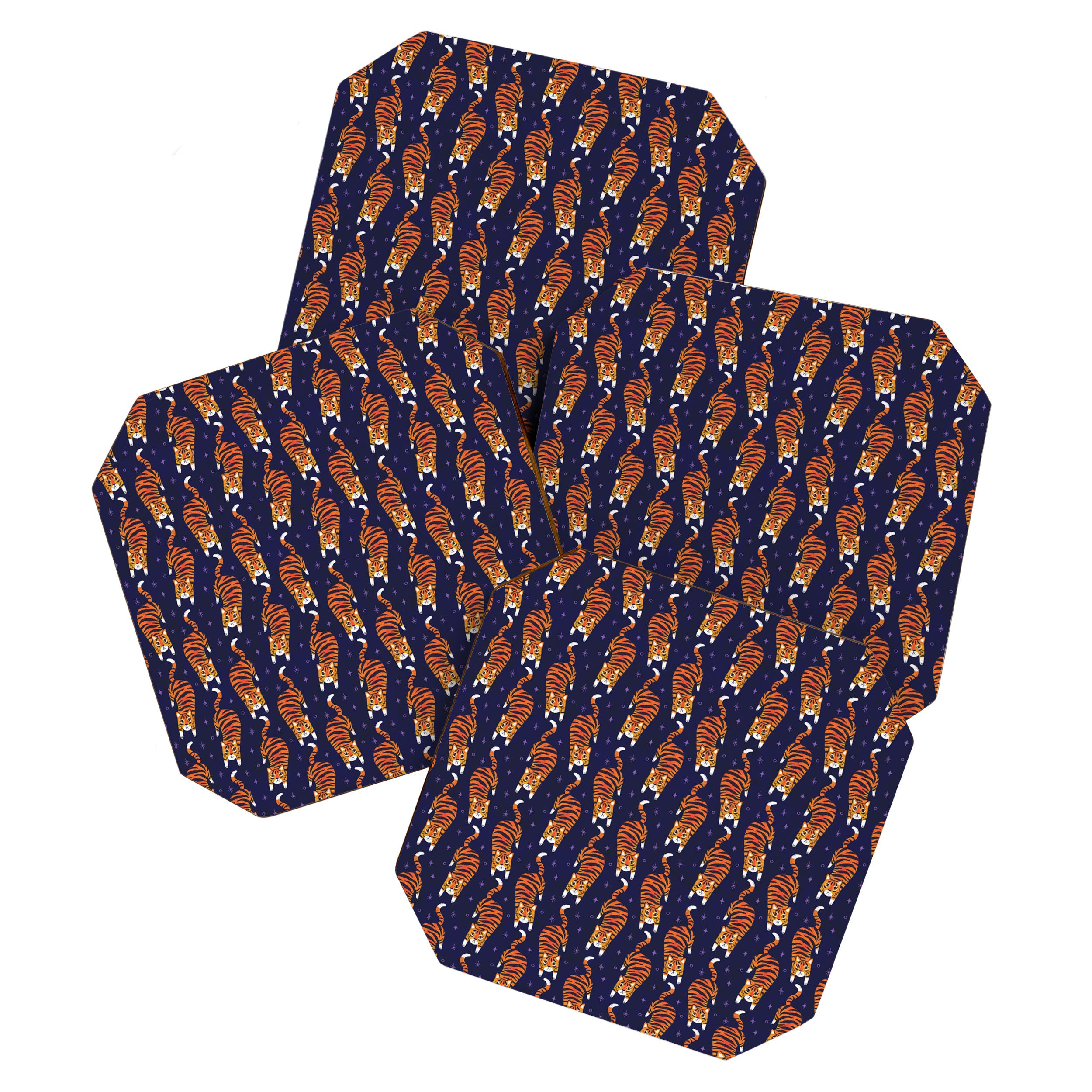 Fierce Tiger  Coaster Gallery Image 1
