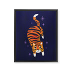 Fierce Tiger  Framed Canvas Print Gallery Image 6