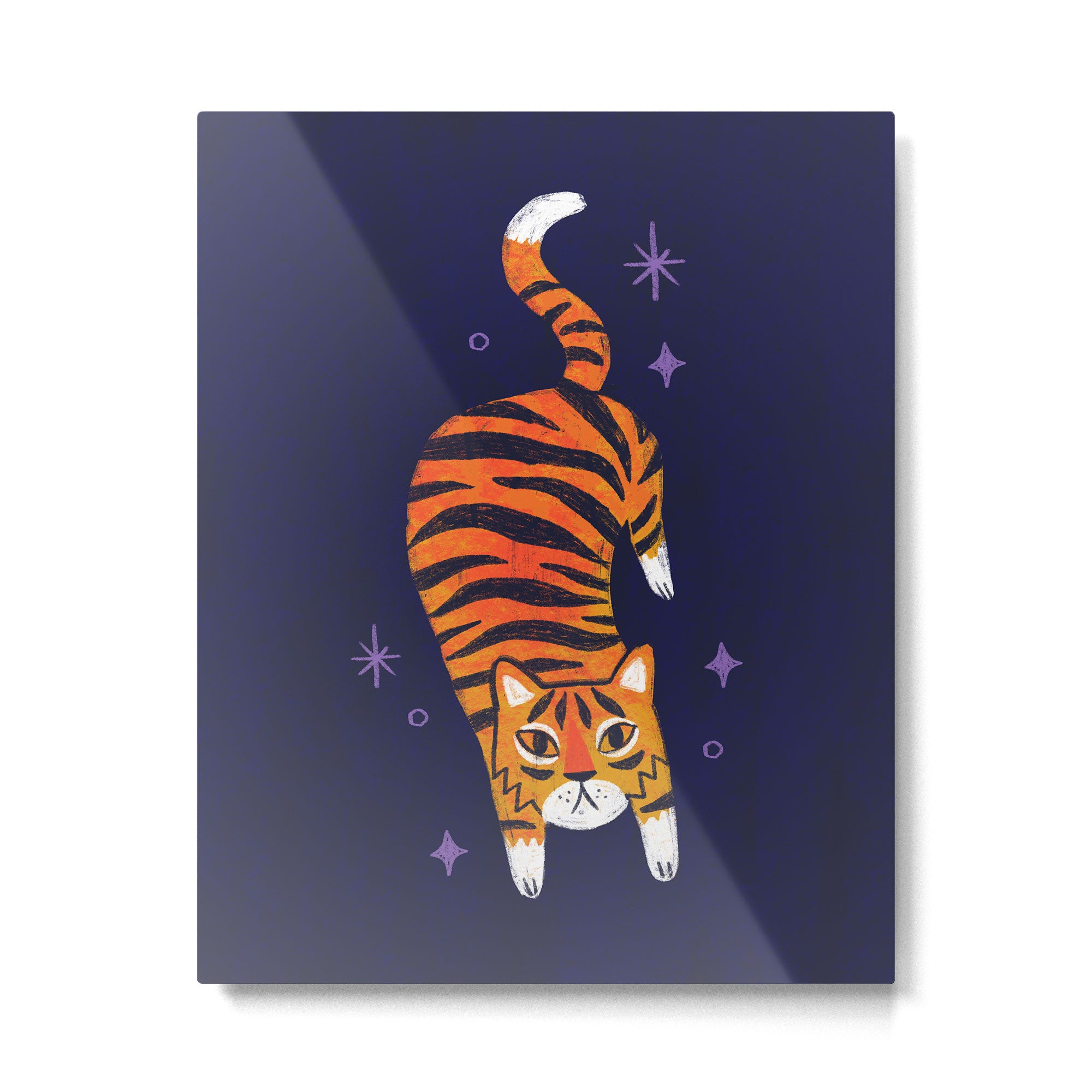 Fierce Tiger  Metal Print Gallery Image 4