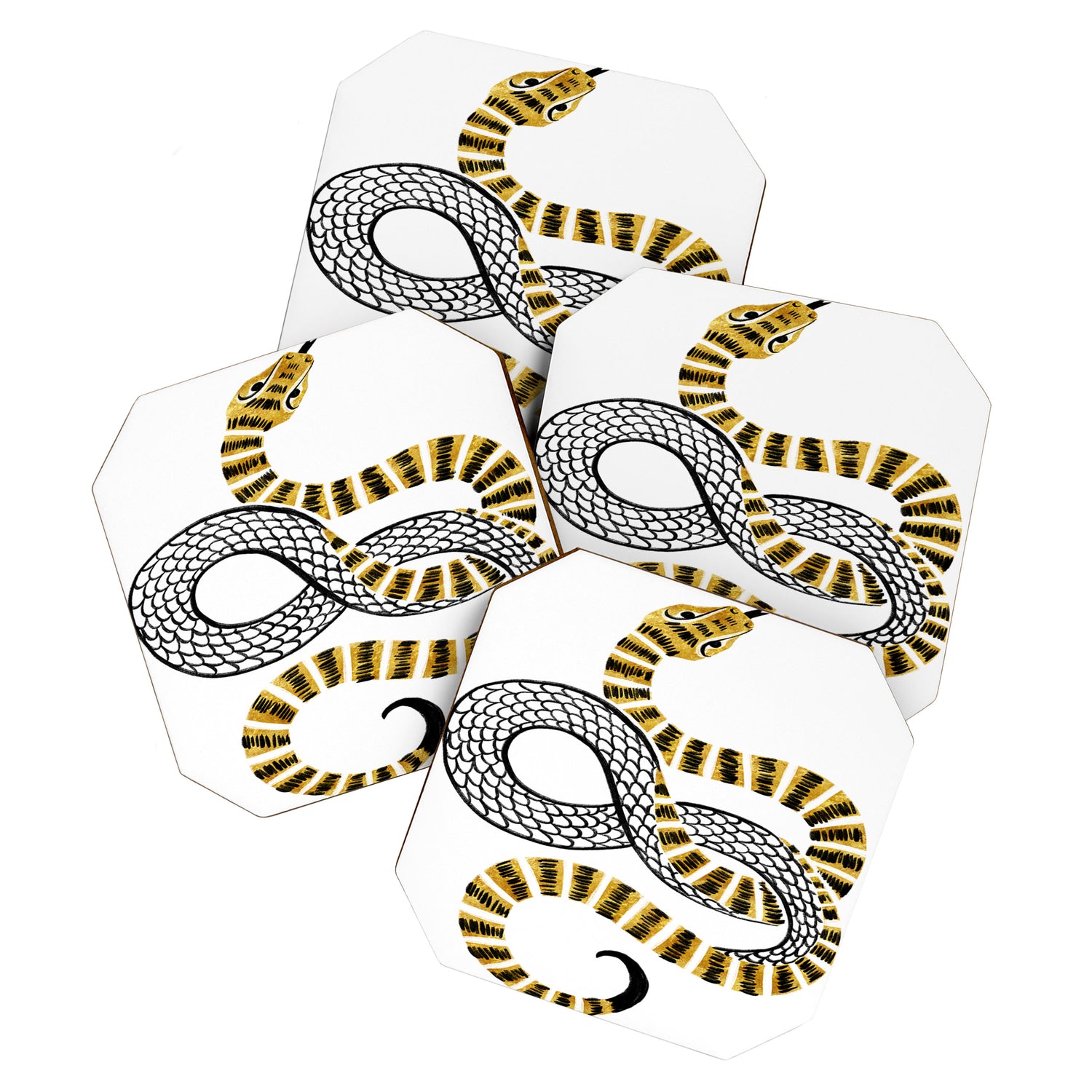 Gold Snake Coaster Gallery Image 1