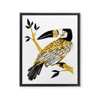 Golden Toucan Framed Canvas Print Gallery Image 6