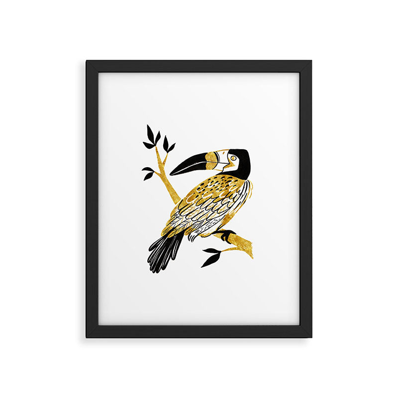 Golden Toucan Framed Art Print Gallery Image 5