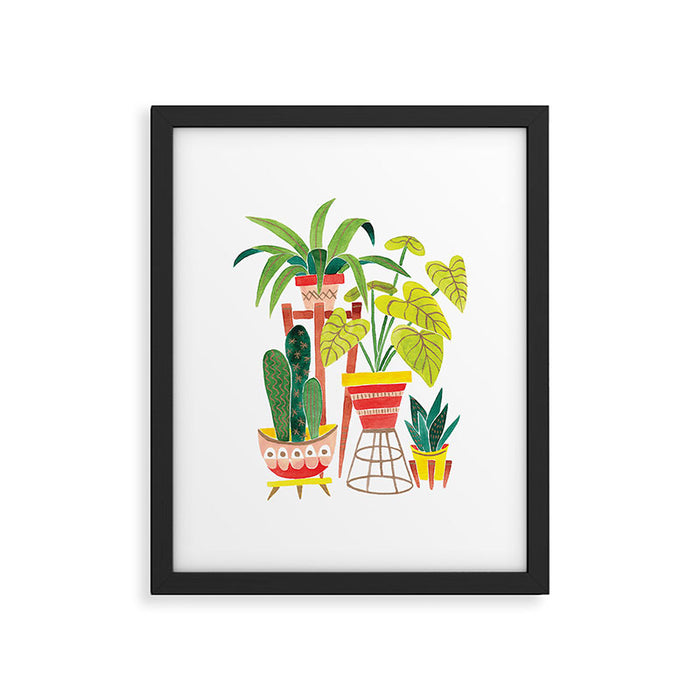 Happy Plants Happy Home Framed Art Print Gallery Image 1