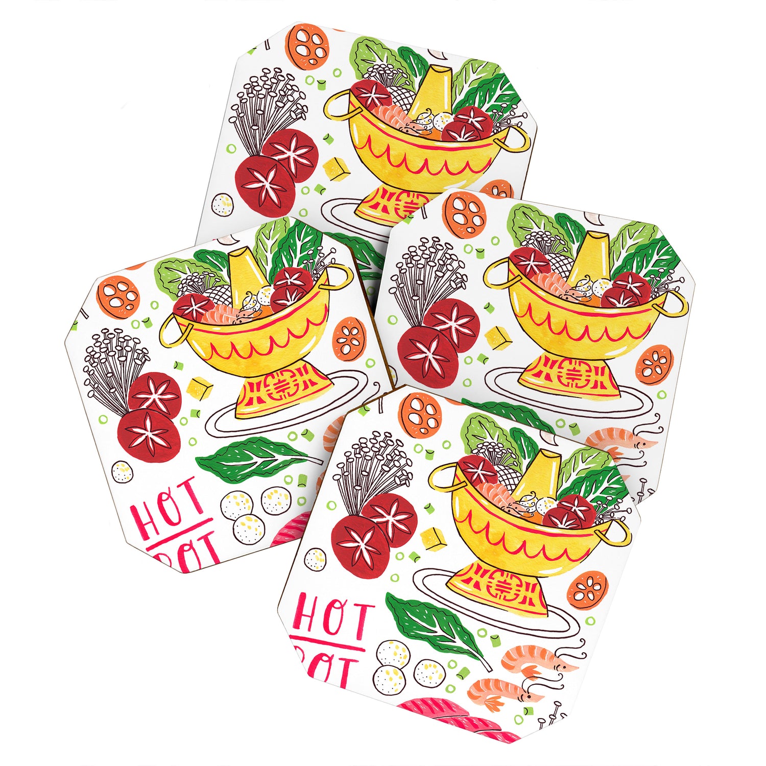 Hot Pot Shabu Shabu Soup Coaster Gallery Image 1