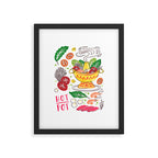 Hot Pot Shabu Shabu Soup Framed Art Print Gallery Image 6