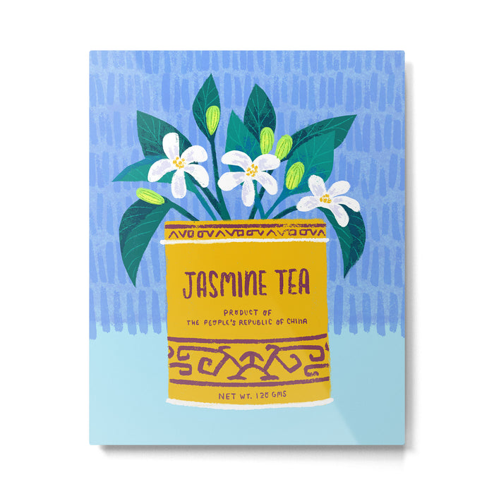 Jasmine Bouquet Florals Metal Print Gallery Image 1