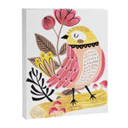 Little Birdy on a Log Canvas Print Gallery Image 6