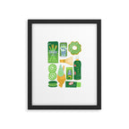 Matcha Green Tea Snacks Framed Art Print Gallery Image 6
