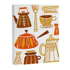 Mid Century Modern Kitchen Canvas Print Gallery Image 6