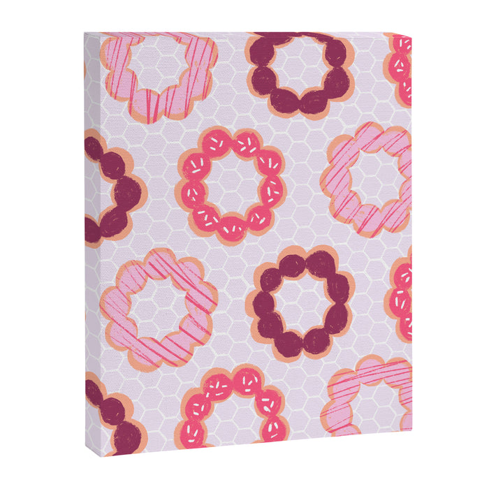 Mochi Donuts Pattern Canvas Print Gallery Image 1