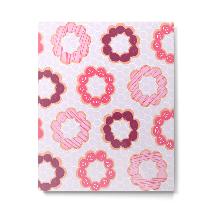 Mochi Donuts Pattern Metal Print Gallery Image 1