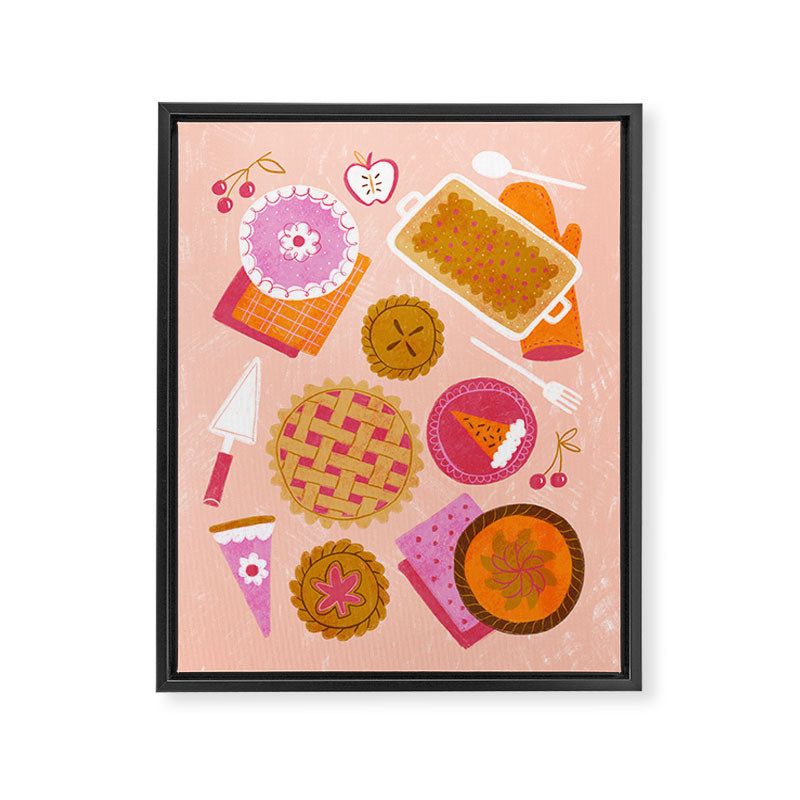 Pie Party Framed Canvas Print Gallery Image 8