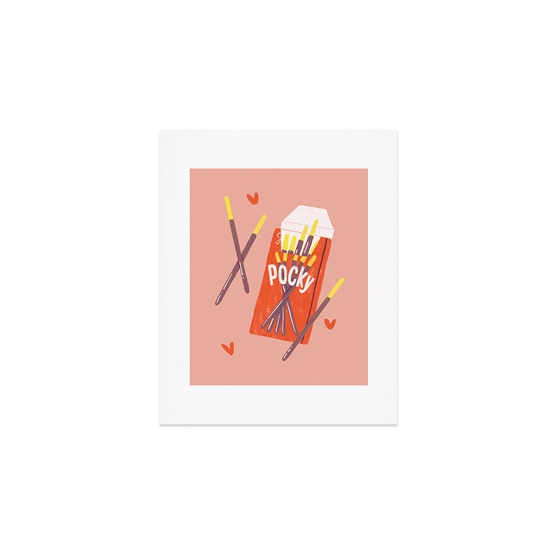Pocky Time Art Print Gallery Image 1