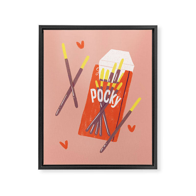 Pocky Time Framed Canvas Print Gallery Image 8