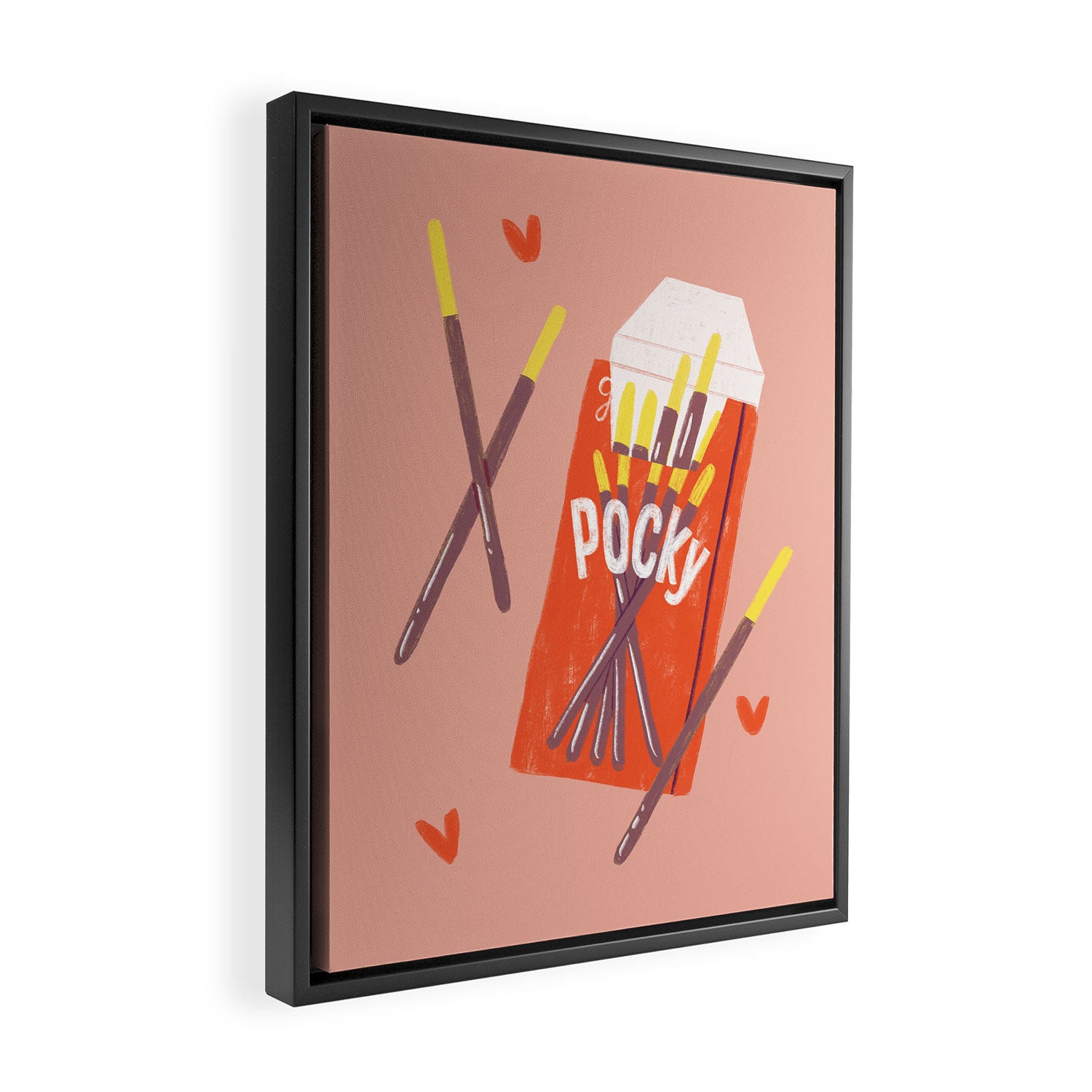 Pocky Time Framed Canvas Print Gallery Image 2