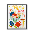 Ramen Noodles Framed Canvas Print Gallery Image 8