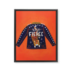 Stay Fierce Tiger Jacket Framed Canvas Print Gallery Image 8