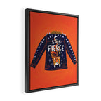 Stay Fierce Tiger Jacket Framed Canvas Print Gallery Image 2