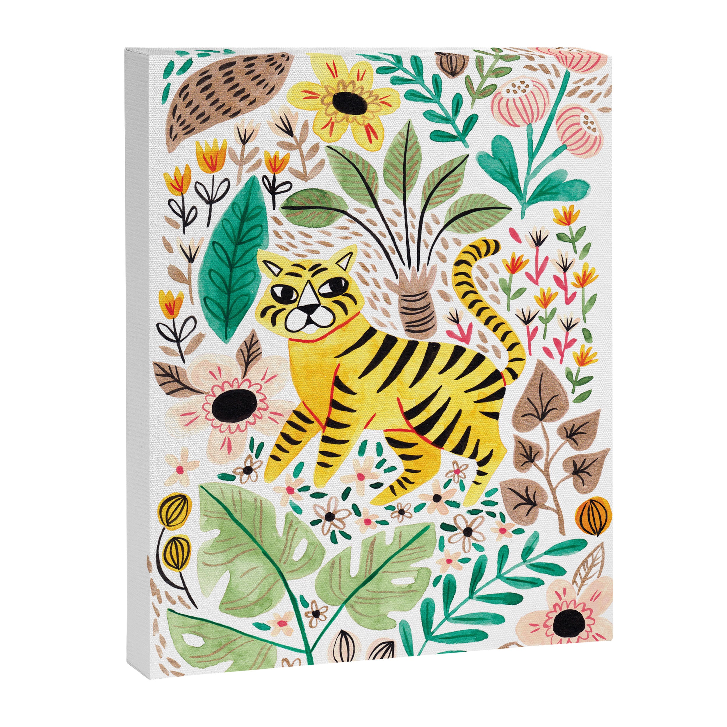 Tiger Jungle Canvas Print Gallery Image 6