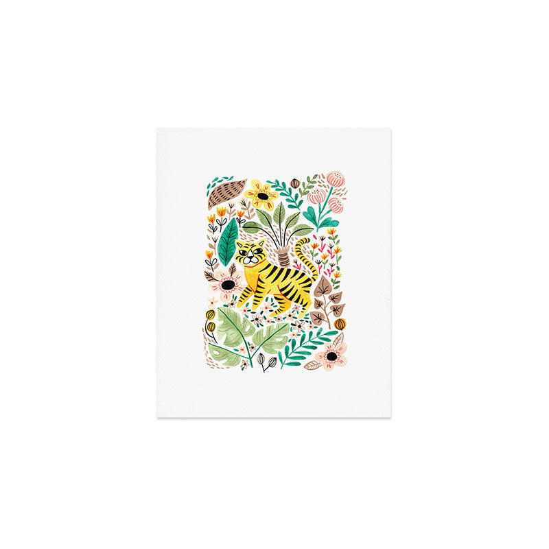 Tiger Jungle Art Print Gallery Image 1