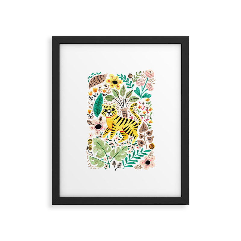 Tiger Jungle Framed Art Print Gallery Image 5