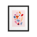 Tropical Seashells Framed Art Print Gallery Image 5
