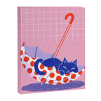 Umbrella Cat Canvas Print Gallery Image 8