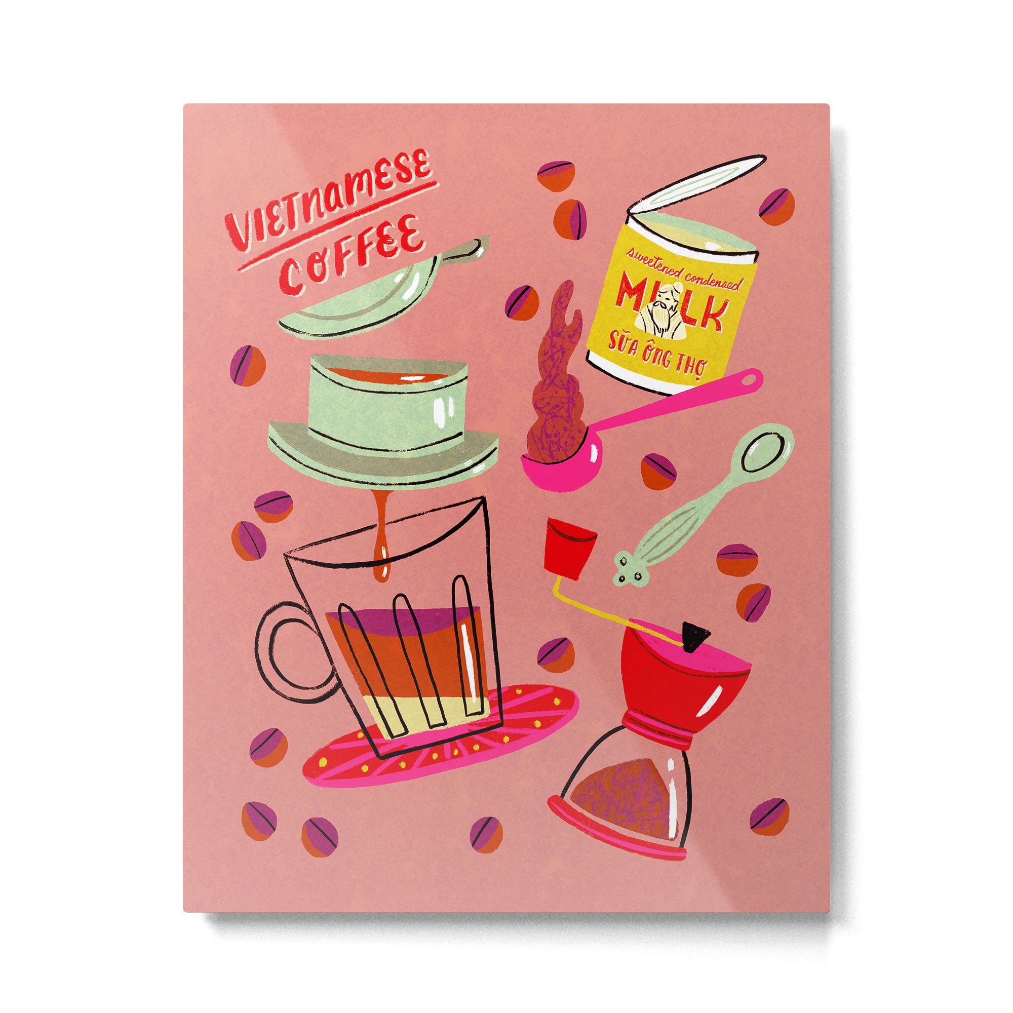 Vietnamese Coffee Metal Print Gallery Image 6