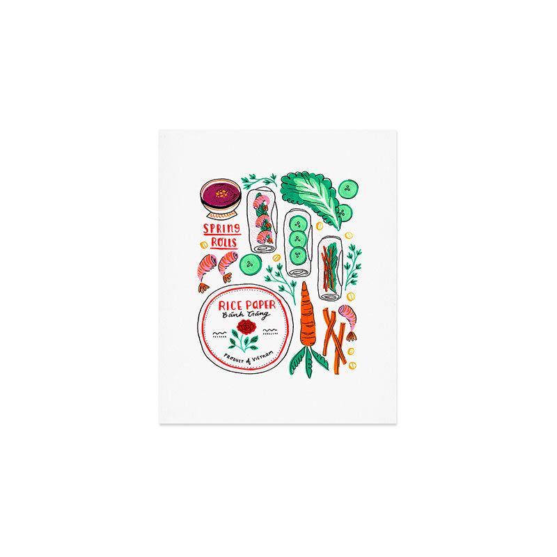 Vietnamese Spring Rolls Art Print Gallery Image 1