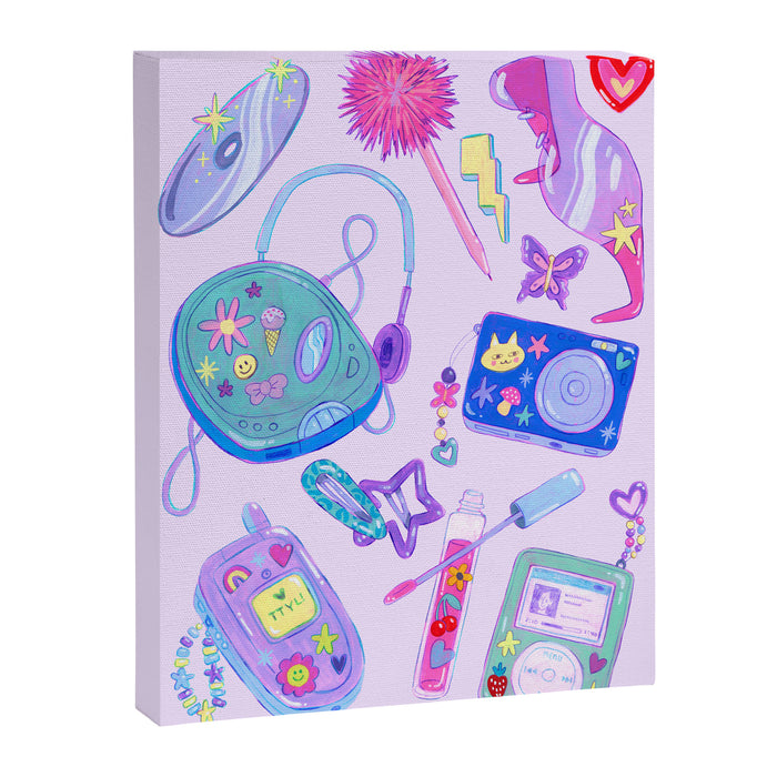 Y2K Vibes Canvas Print Gallery Image 1