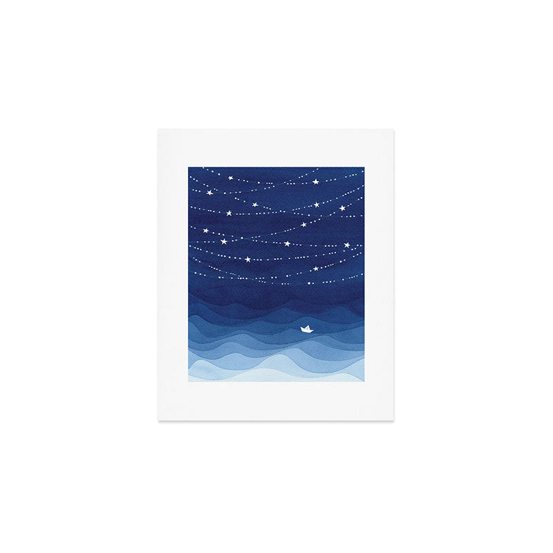 Garland of Stars IV, night sky Art Print Gallery Image 1