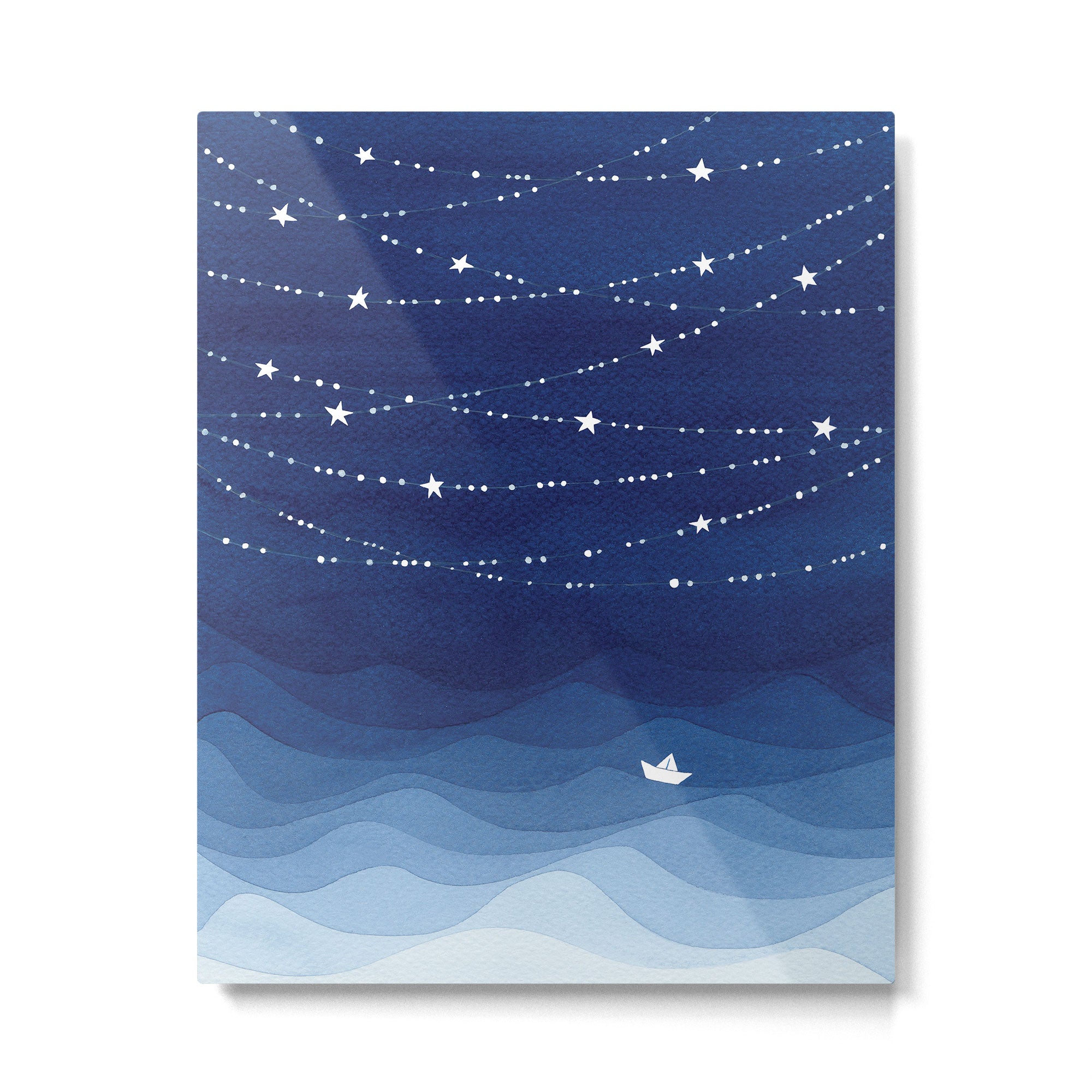 Garland of Stars IV, night sky Metal Print Gallery Image 4