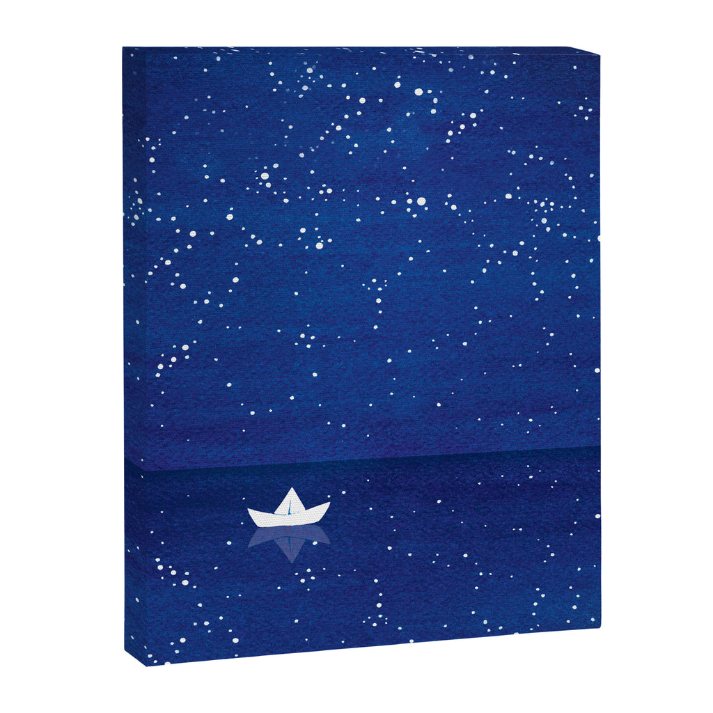 Zen sailing, ocean, stars Canvas Print Gallery Image 6
